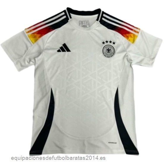 Nuevo Tailandia 1ª Camiseta Alemania 2024 Blanco Baratas